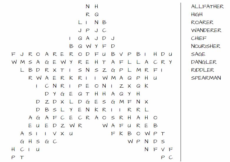 October Word Search